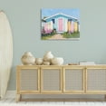 thumbnail image 2 of Stupell Industries Cabin with Pastel Surfboards Architecture Painting Wrapped Canvas Canvas Art Print Wall Art, 40 x 30, 2 of 7