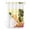 Yellow, variant on No Hook Cloth Fabric Shower Curtain with Snap in Liner, Summer Beach Sunset Waterproof Shower Curtains Set with See Through Top Window, Tropical Palm Coastal Surfboard Flowers Bath Curtains 36"x72"