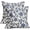 Blue Cream, variant on Black Floral Pillow Covers 18x18 Set of 2 Brown Cream Vintage Flower Block Print Pattern Decorative Throw Pillowcases Outdoor Rustic Farmhouse Square Cushion Cases Decor for Home Couch Sofa Bed