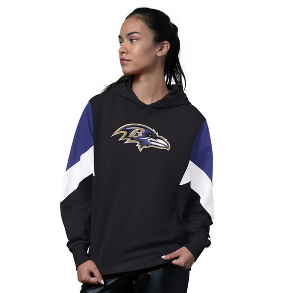 Women's Starter Black Baltimore Ravens Scrimmage Hoodie