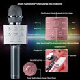 thumbnail image 4 of sweethay Microphone V5.0 Micrófono de mano portátil recargable para Cables de audio/vídeo, 4 of 6
