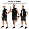 thumbnail image 4 of Lalamelon Sauna Vest for Men Heat Trapping Body Shaper Workout Sweat Suits Tops for Gym Exercise Boxing, 4 of 6