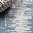 thumbnail image 5 of JONATHAN Y SANTA MONICA 2 x 8 Runner Rug, Scandi Minimalist Border - Aqua/Ivory, SMB118A-28, 5 of 10