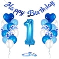 thumbnail image 1 of Ensemble de Décorations de Ballons d'Anniversaire Anniversaire Structure Simple Décorations de Fête pour Accessoire de Séance Photo d'Anniversaire et Fête d'Anniversaire 1, 1 of 9
