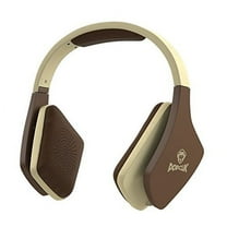 PopClik Jump! PRO Headphones in Brown/Beige