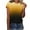 Yellow, variant on DailyTrove Women's Ombre Crew Neck Short Sleeve Tee - Gradient Casual T-Shirt, Trendy for Street & Lounge