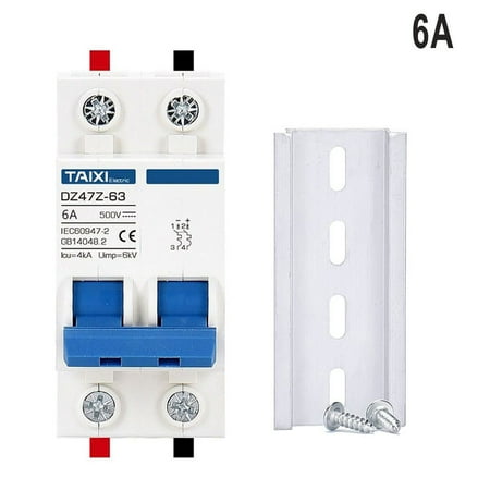 

DC Miniature Circuit Breaker 2 Pole 500V 32 Amp Isolator DC Disconnect Switch