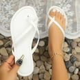 thumbnail image 5 of ibiyuan Flip Flops with Arch Support for Women Thong Sandals for Women Wide Non- Tpr Sole Summer Slippers for Women Comfortable Orthofeet Shoes for Women, 5 of 9