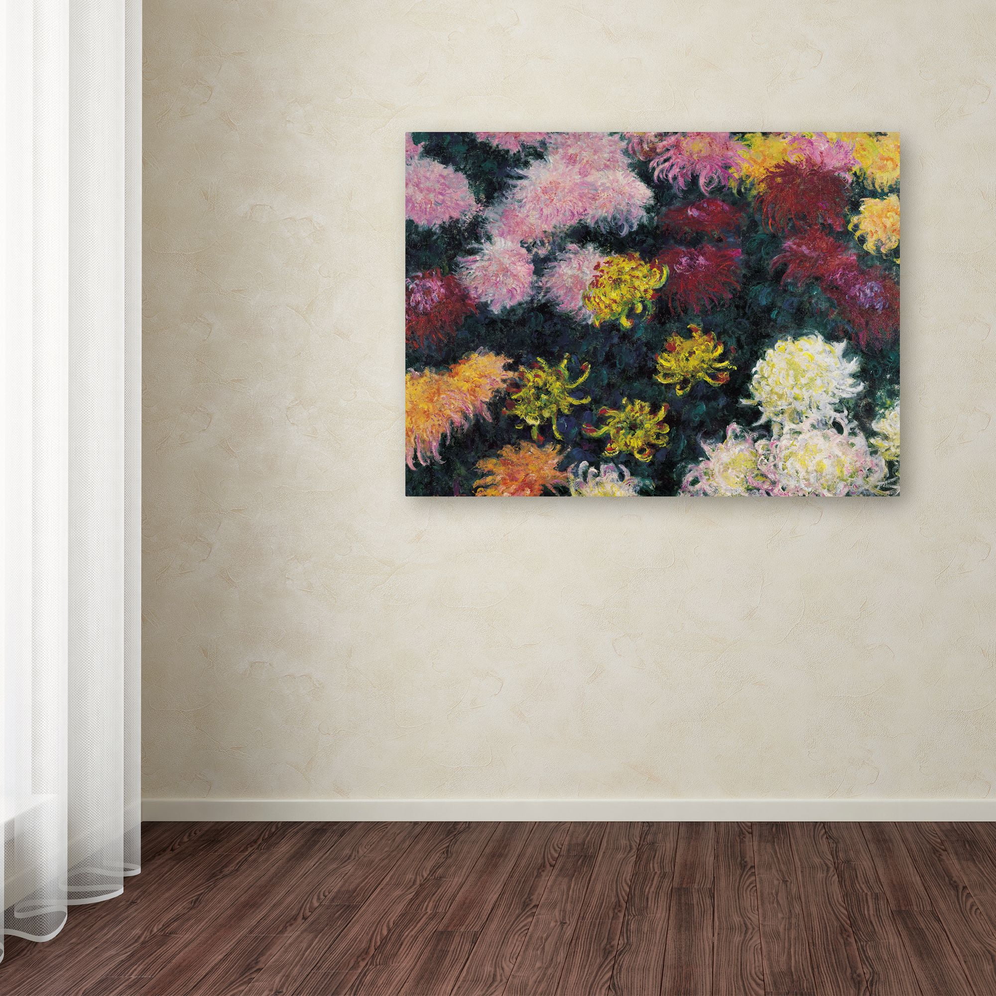 Trademark Fine Art 'Chrysanthemum' Canvas Art by Claude Monet