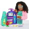 thumbnail image 3 of Ada Twist, Scientist On-The-Go Lab Set, 24-inch Wheeling Playset, 21-pieces, STEM Projects, Pink and Green, Kids Toys for Ages 3 up, 3 of 8
