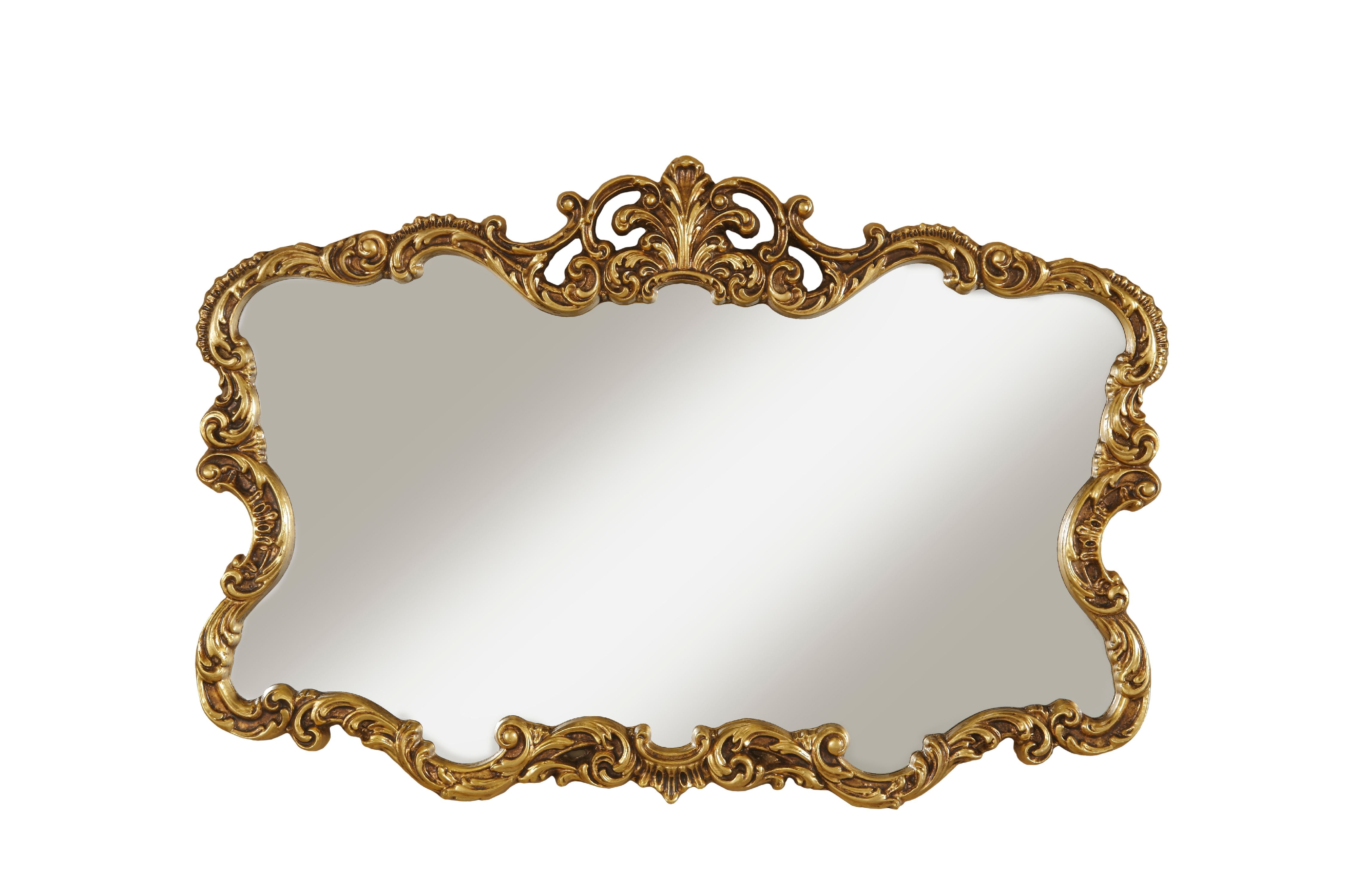 Aureate Antique Gold Wall Mirror, Antique Gold Ornate Traditional Full Length Mirror