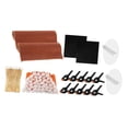 thumbnail image 4 of Kit de limpieza de tarjetas coleccionables de 166 piezas, accesorios para tarjetas deportivas de fútbol, ​​baloncesto, clips de resorte, herramientas, 4 of 8