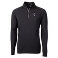 thumbnail image 2 of Men's Cutter & Buck Black Indianapolis Colts Adapt Eco Knit Stretch Recycled Quarter-Zip Throwback Pullover Top, 2 of 3