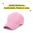 thumbnail image 4 of Gorra de béisbol sencilla Gorra parasol para exteriores para hombres y mujeres, gorra de color liso, 4 of 5