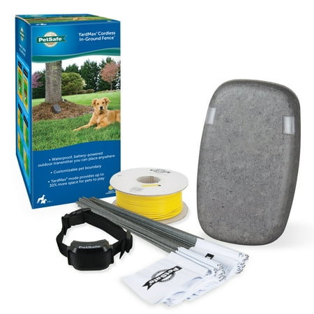 PetSafe YardMax Battery-Operated In-Ground Dog Fence, Easy DIY, Waterproof