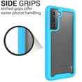 thumbnail image 4 of CoverON For Samsung Galaxy S21 FE Case, Military Grade Full Body Rugged Slim Fit Clear Phone Cover, Light Blue, 4 of 9