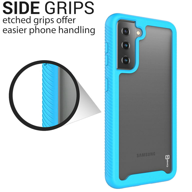 for Samsung Galaxy S21 FE 5G (NOT FIT S21 5G) Phone Case Dual Layer  Full-Body Rugged Clear Back Case Drop Resistant Shockproof Case with Built  In