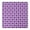 Pink Purple Checkered, variant on Black and White Checkered Pattern Square Fitted Tablecloth with Elastic Edge,Square Table Cover,Washable Elastic Table Cover for Home Kitchen Party Decor 34"x34"