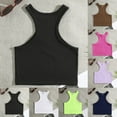 thumbnail image 4 of Yoga Threaded Vest skin-friendly Running Fitness Crop Tops Skin-Friendly Sports, 4 of 10