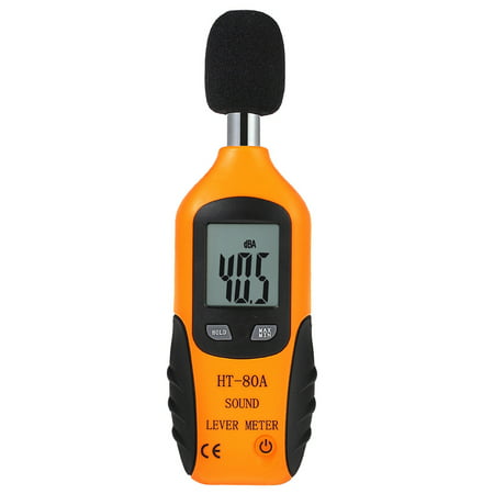 LCD Digital Sound Level Decibel Noise Meter DB Measure Monitor