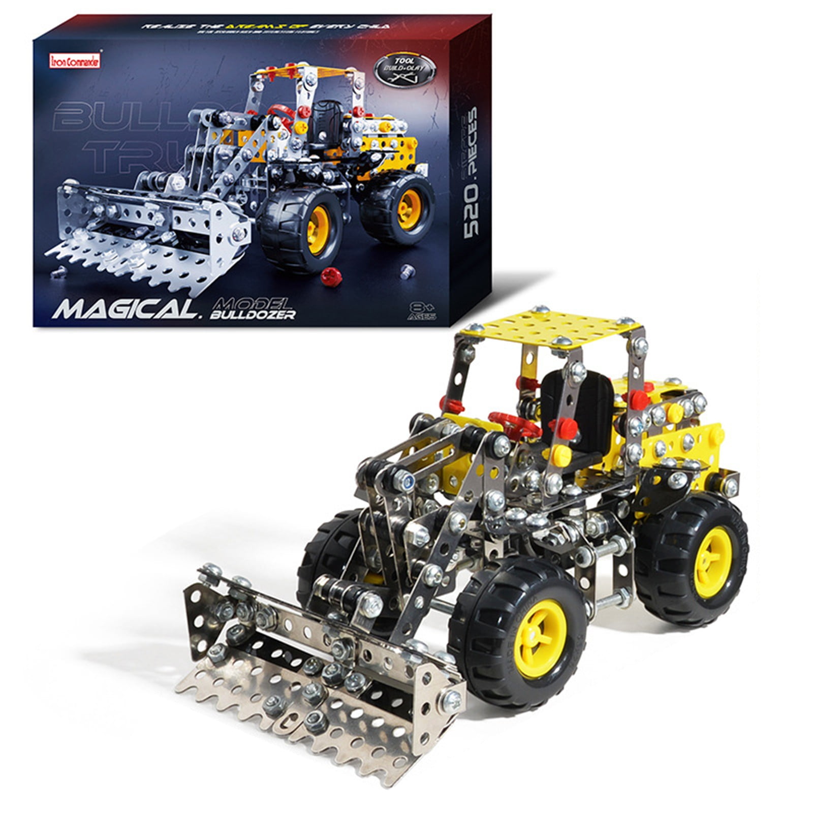 Stem Building Projects Toys for Kids Boys 8 9 10 11 12 Year Old, Metal Building Construction Model kit, Building Blocks DIY Toys,Boys and Girls Mechanical Engineering Gifts Sets for Ages 5 6 7 8 9 +