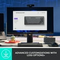 thumbnail image 3 of Logitech MX Mechanical Mini Wireless Illuminated Keyboard, Tactile Quiet Switches, Backlit, Bluetooth, USB-C, macOS, Windows, Linux, iOS, Android, Graphite, 3 of 12