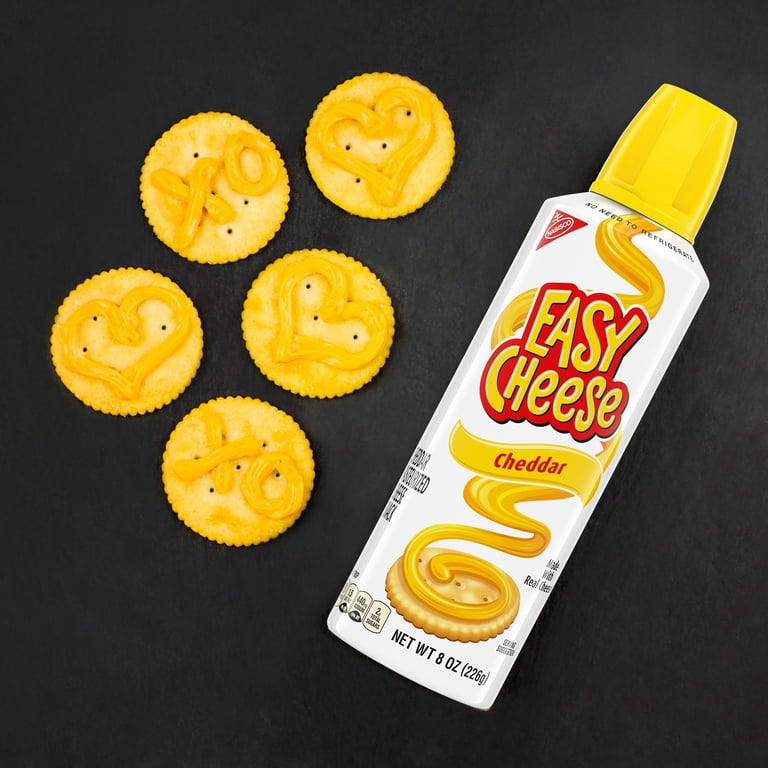 Easy Cheese - Easy Cheese, Cheese Snack, Sharp Cheddar (8 oz