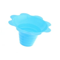Hypothermias Small Shaved Ice Snow Cone Flower Cups - 1000 Count, Blue