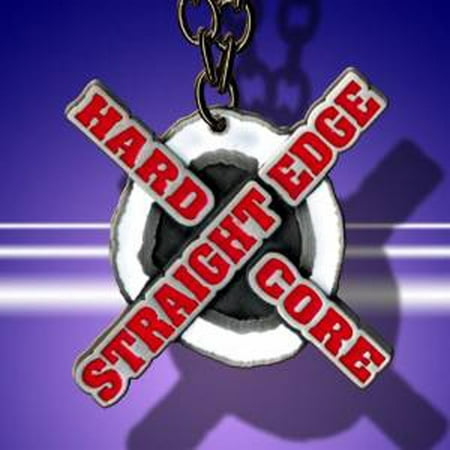 WWE CM Punk Straight Edge Hardcore Logo Pendant