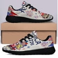 thumbnail image 3 of 4th Of July Shoes Truck America 1776 Print Sneakers Lightweight Comfortable Running Shoes for Men Women Black Size 8.5, 3 of 7
