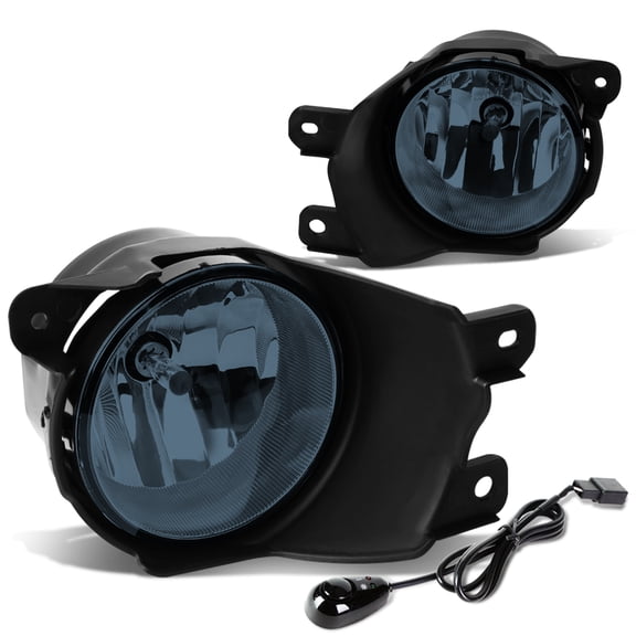 DNA Motoring FL-ZTL-815-SM For 2008 to 2016 Toyota Sequoia Pair Bumper Driving Fog Light Lamp+Switch Smoked Lens 09 10 11 12 13 14 15