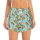 thumbnail image 2 of Balery Hot Dog Pizza Pantalones cortos deportivos para mujer con forro y dos bolsillos, elásticos, para entrenamiento, gimnasio, yoga-Small, 2 of 7