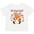 thumbnail image 3 of Inktastic My Great Aunt Loves Me- Cute Baby Fox Boys or Girls Toddler T-Shirt, 3 of 5