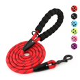 thumbnail image 1 of Dosaele  Heavy Duty Rope Dog Leash with Padded Handle  Reflective  6 FT Long for Small Medium Large Dogs（1/2”×6‘  Light Blue), 1 of 7