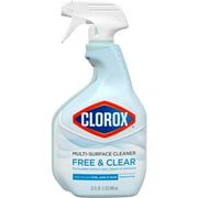 Clorox Free & Clear Multi Surface Cleaner, Spray Bottle, Fragrance Free, 32 fl oz
