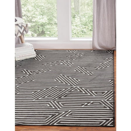 Abacasa Napa Orbit Chocolate Area Rug