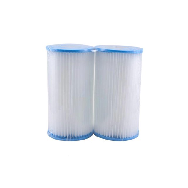 Filtro de piscina tipo A o C, cartucho de repuesto, bomba de filtro de piscina, fácil de instalar sobre el suelo (paquete de 2)