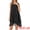 Black, variant on DARING DIVA Women's Party Sleeveless Crewneck Tiered Layered Chiffon Flowy Dress S Blue