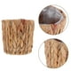 thumbnail image 3 of Maceta tejida de junco marino: cesta decorativa de paja de 15x15 cm con forro para plantas de interior/exterior - Cubre macetas de jardín, 3 of 7