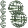 thumbnail image 2 of Miangastore 6pcs Artificial Plant Topiary Ball Support Plastic Plant Rack Faux Green Ball Frame Rack, 2 of 9