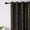 Black/Gold, variant on Silver Foil Print Linen Textured Curtains - Geometric Dots Pattern Design for Bedroom & Living Room - Thermal Insulated Window Treatment, 2 Panels, 95" L, Off White & Silver