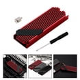 thumbnail image 4 of Shisuyan Internal Computer Component Cooling M2 Ssd Cooler Red 1Pack, 4 of 8