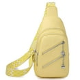 thumbnail image 2 of Sac de Poitrine pour Femmes Sac à Bandoulière Mode Simple Trou pour Écouteurs Sac pour Cellulaire, 2 of 7