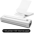 thumbnail image 3 of Impresora térmica portátil A4 Impresora inalámbrica sin tinta de 203 ppp con papel (blanco), 3 of 3