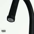 thumbnail image 4 of VIGO Hart Arched Single Handle Pull-Down Spout Kitchen Faucet in Matte Black, 4 of 13
