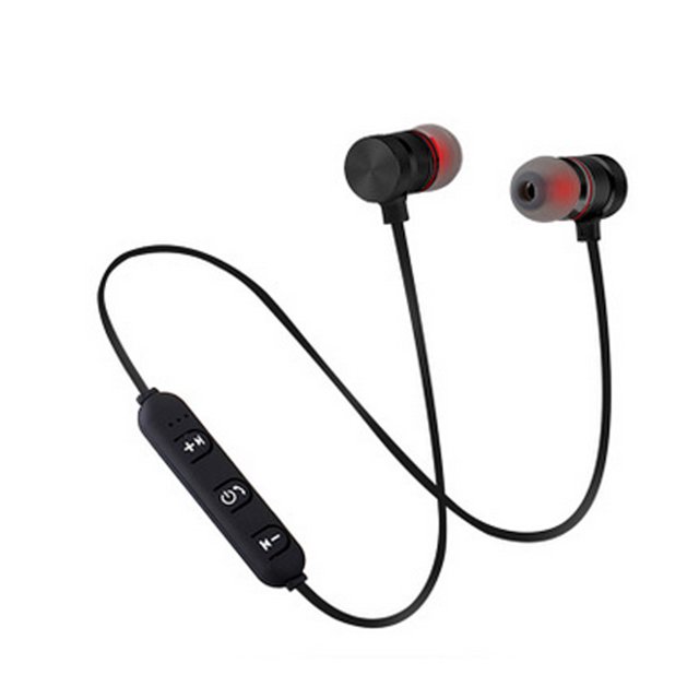 Bluetooth 4.2 Auriculares para el cuello Auriculares deportivos inalámbricos Auriculares estéreo con llamadas manos libres para teléfonos móviles, Negro Inevent DZ3896-02