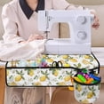 thumbnail image 4 of HELLHERO Lemons Sewing Machine Mat Waterproof Storage Protective Mat Removable Storage Bag for Most Sewing Machines for Home Indoor, 4 of 5