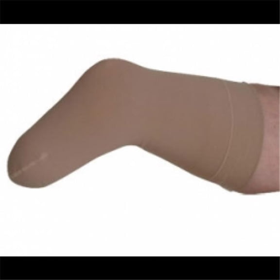 Juzo 3572CFMSB10 I 15 in. Dynamic 30-40 mmHg Extra Below Knee Compression Shrinker with Silicone Border - Black, I - Extra Small