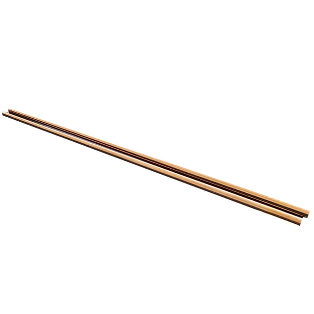 Bewildely Palillos reutilizables de acero inoxidable antideslizantes para cocina, 1 par Mostrada