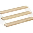 thumbnail image 4 of Estante de exhibición de madera y acrílico Zulema 3 niveles Soporte de elevador, 4 of 6